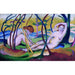 Reprodukcja obrazu Nagie pod drzewami - Franz Marc