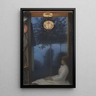 Oda Krohg - A Japanese Lantern.webp