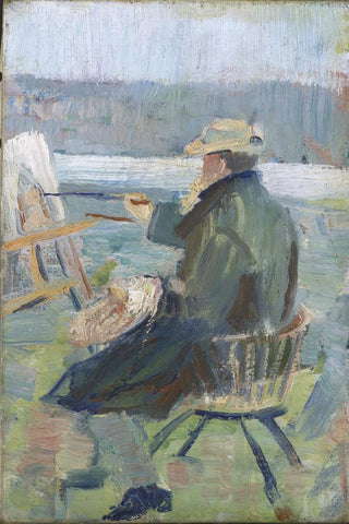 Oda Krohg - Christian Krohg at the Easel.webp