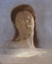 Zamknięte oczy - Odilon Redon — widok dzieła
