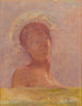 Oczy zamknięte (konflikt przypadków) - Odilon Redon — widok dzieła