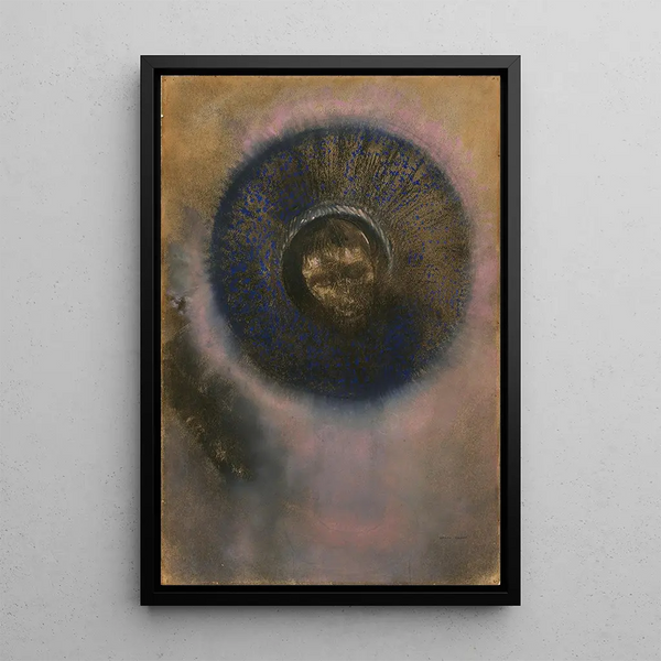 Tête dans une auréole - Odilon Redon — oprawiony obraz na ścianie