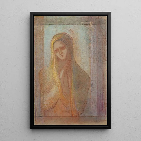 La Souffrance - Odilon Redon — oprawiony obraz na ścianie