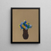 Myśli - Odilon Redon — oprawiony obraz na ścianie
