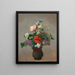 Piwonia, geranium i bez - Odilon Redon — oprawiony obraz na ścianie