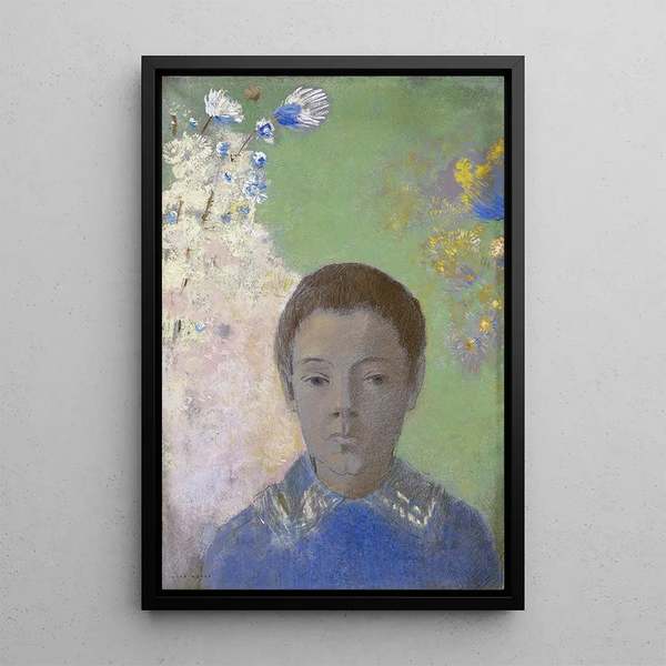 Portret Ari Redon - Odilon Redon — oprawiony obraz na ścianie