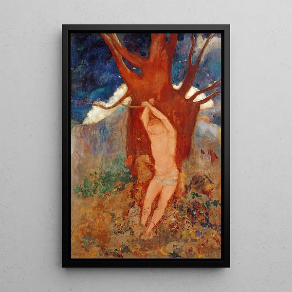 Święty Sebastian - Odilon Redon — oprawiony obraz na ścianie
