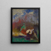 Syrena - Odilon Redon — oprawiony obraz na ścianie