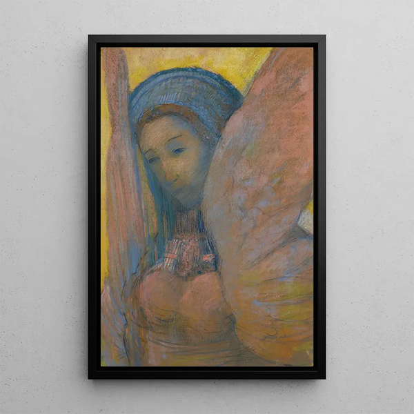 Sfinks - Odilon Redon — oprawiony obraz na ścianie