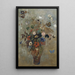 Martwa natura z kwiatami - Odilon Redon — oprawiony obraz na ścianie