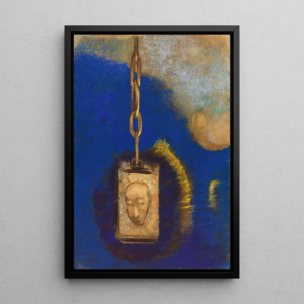 Latarnia - Odilon Redon — oprawiony obraz na ścianie