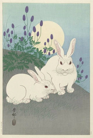 Ohara Koson - Rabbits at full size.webp