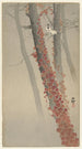 Czerwony bluszcz - Ohara Koson — widok dzieła