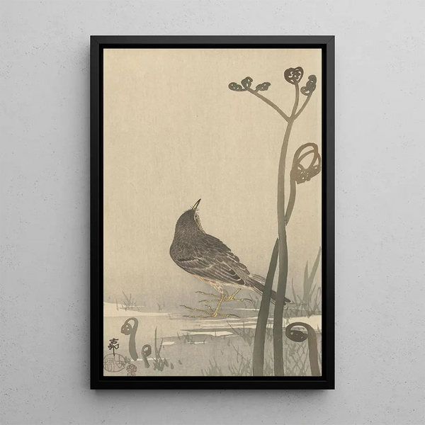 Siffleur d'eau - Ohara Koson — oprawiony obraz na ścianie