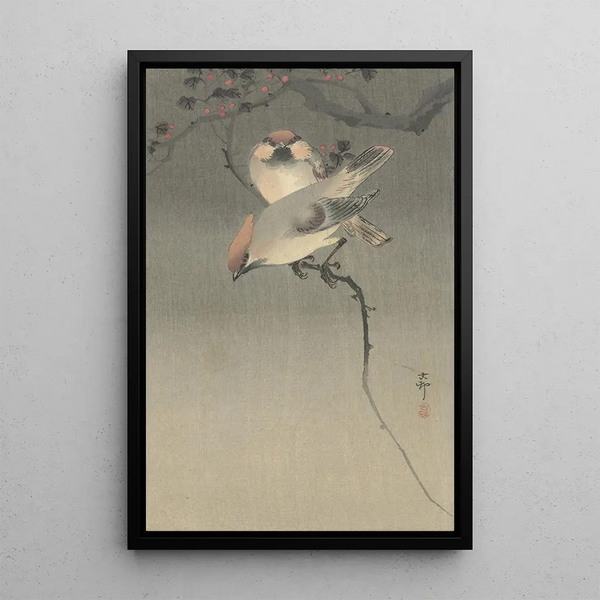 Jaseurs - Ohara Koson — oprawiony obraz na ścianie