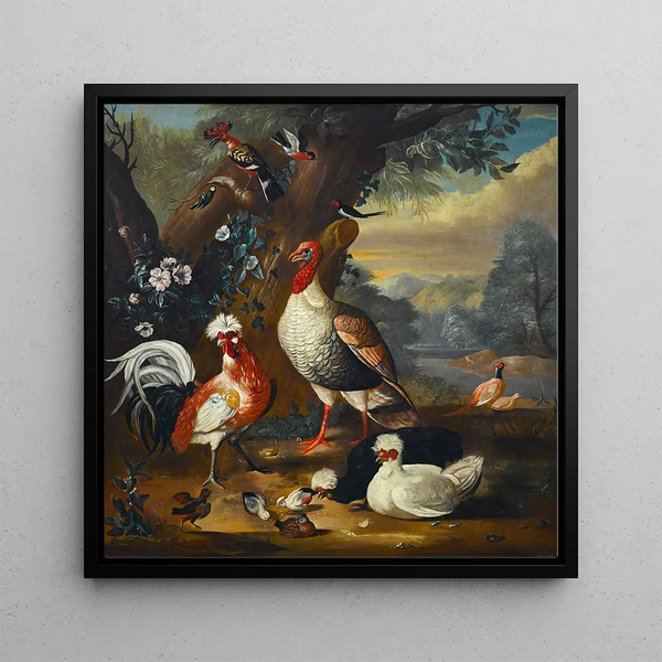 Oiseaux dans un paysage - Pieter Casteels III