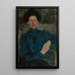 Portret Marii Koniewskiej-Kalinowskiej 1875-1968 malarka - Olga Boznańska — oprawiony obraz na ścianie