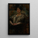 Portret Julii Ginzberg - Olga Boznańska — oprawiony obraz na ścianie