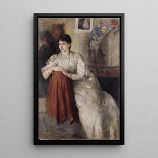 Olga Boznanska - Portrait of Zofia Federowicz.webp