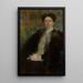 Portret Zofii Kirkor-Kiedro z domu Grabska 1872-1952 - Olga Boznańska — oprawiony obraz na ścianie