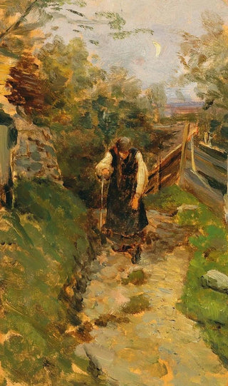 Olga WisingerFlorian - Study of a peasant woman returning home.webp