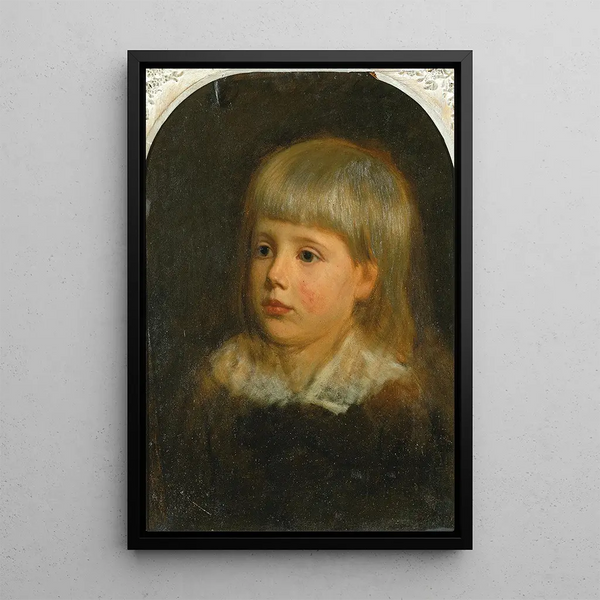 Charles Downing Lay Portret syna artysty - Oliver Ingraham Lay — oprawiony obraz na ścianie