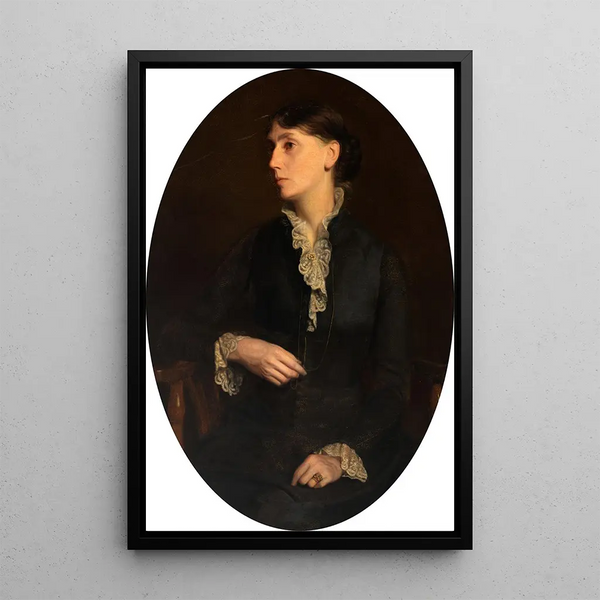 Portret Fidelii Bridges - Oliver Ingraham Lay — oprawiony obraz na ścianie