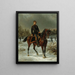 Henry Houssaye 1848-1911 historyk i krytyk w mundurze podporucznika mobilizacji w 1871 roku - Olivier Pichat — oprawiony obraz na ścianie