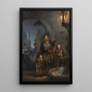 Olof Johan Sdermark - Street musicians at the Pantheon.webp