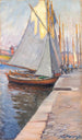 Port w Marstrand - Olof Sager-Nelson — widok dzieła