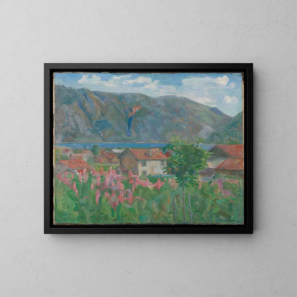 De Seljord - Oluf Wold-Torne — oprawiony obraz na ścianie