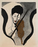 Impression d'un portrait de violoniste de Suwa Nejiko - Onchi Kōshirō — widok dzieła