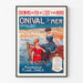 Onival-sur-Mer | plakat vintage — oprawiony obraz na ścianie