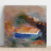 Reprodukcja obrazu Ophelia z niebieską tkaniną w wodzie - Odilon Redon