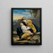 Matka Boska z Dzieciątkiem w pejzażu - Orazio Gentileschi — oprawiony obraz na ścianie