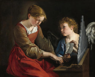 Orazio Gentileschi - Saint Cecilia and an Angel.webp