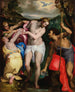 Le baptême du Christ - Orazio Samacchini — widok dzieła