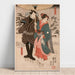 Reprodukcja obrazu Osayo i Genta - Utagawa Kuniyoshi