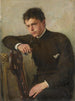 Portret Hermanna Dischlera - Oscar Arthur Bluhm — widok dzieła