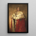Oscar II Oscar Fredrik 1829-1907 Król Szwecji 1872 i Norwegii 1872-1905 - Oscar Björck — oprawiony obraz na ścianie