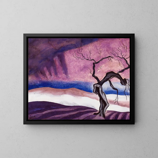 La Mort - Oscar Bluemner — oprawiony obraz na ścianie
