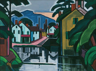 Oscar Bluemner - Old Canal Port.webp