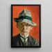 Autoportret - Oskar Kallis — oprawiony obraz na ścianie