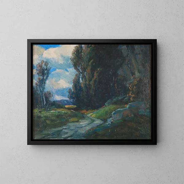 Solitary Path - Oskar Mulley — oprawiony obraz na ścianie