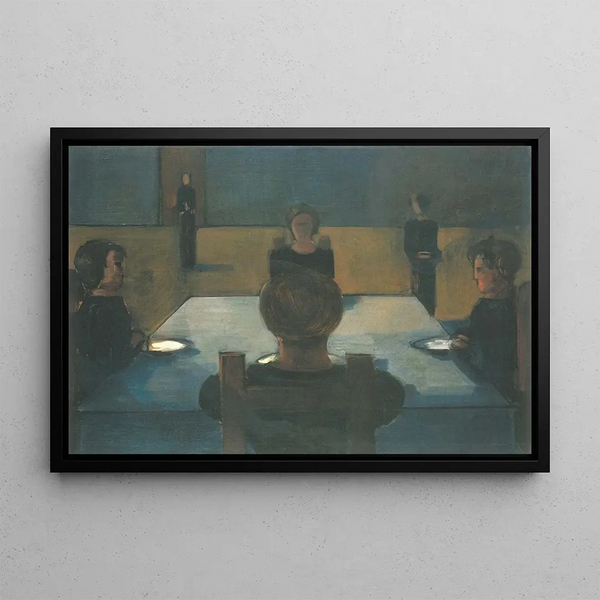 Obiad - Oskar Schlemmer — oprawiony obraz na ścianie