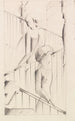 Scena schodowa - Oskar Schlemmer — widok dzieła