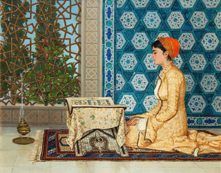 Osman Hamdi Bey - Young Woman Reading.webp