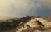 Bétail paissant au bord du lac - Oswald Achenbach — widok dzieła