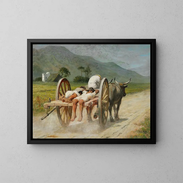 Scirococo - Otto Bache — oprawiony obraz na ścianie