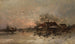 pejzaż zimowy - Otto Fedder — widok dzieła